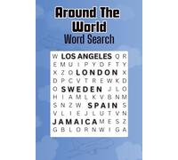 Around The World Word Search Puzzle Book: Word Searches With Easy to Read Print About Different Cities And Neighborhoods | 6x9 Inches, 38 pages | 30 puzzles