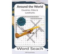 Around the World Word Search Puzzle Book: Word searches with Easy to Read Print Featuring Countries, Cities and Landmarks from around the World | 50 ... | Gift for Vacations, Holidays and Free Time