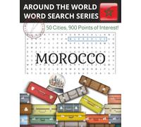 Around The World Word Search Series: Morocco: Word Search Book: Morocco Word Search Puzzle Book: Word Search Puzzles with Easy to Read Large Print about Moroccan Cities | 8x10 inches | Great gift!