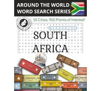 Around The World Word Search Series: South Africa: Word Search Book: South Africa Word Search Puzzle Book: Word Search Puzzles with Easy to Read Large ... African Cities | 8x10 inches | Great gift!