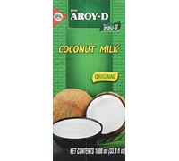 Aroy-D, Leche de coco, marca líder, la más usada por chefs. 17-19% MG. 12 x 1L en brick (Total: 12 L)