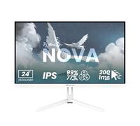 Arozzi Nova 24" Monitor Gaming IPS FHD 200 Hz, 1 ms, FreeSync, HDR, Altavoces Integrados - White