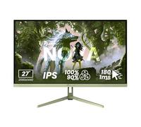 Arozzi Nova 27" Monitor Gaming IPS QHD 2560×1440, 180 Hz, 1 ms, FreeSync, HDR, Altavoces Integrados - Forest Green