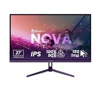 Arozzi Nova 27" Monitor Gaming IPS QHD 2560×1440, 180 Hz, 1 ms, FreeSync, HDR, Altavoces Integrados - Purple