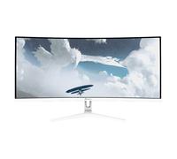 Arozzi TFT Nova 34" Curvo - Monitor Gaming VA, Resolución 3440 x 1440 4K Ultra HD, 165Hz, 1ms, Blanco