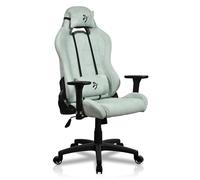 Arozzi Torretta Premium SoftFabric™ Silla ergonómica para Juegos y Oficina con Mecanismo de Asiento avanzado, reposabrazos 3D, Respaldo Alto, inclinación giratoria, 2 Cojines de Apoyo, Color Verde