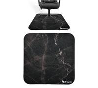 Arozzi Zona Quattro - Alfombrilla Antideslizante de Microfibra para amortiguar el Ruido y protección contra arañazos, Color mármol Negro