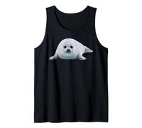 ARP Seal Pup Arctic Wildlife Cute Baby Animal Design Camiseta sin Mangas