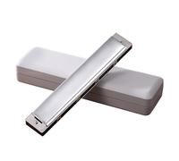 Arpa armónica de 24 agujeros para llave de órgano de polifonía C, boca diatónica para blues folk for great