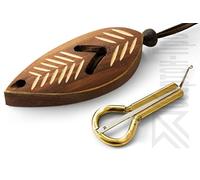 Arpa de boca, arpa judía, de Altay, ideal para principiantes, P.Potkin's Komus, funda con diseño de hoja oscura