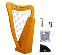 Arpa de caoba de 15 cuerdas, arpa celta irlandesa de cuerdas de nylon con bolsa duradera, llave de afinación y cuerdas de repuesto, adecuada for amantes de la música, principiantes, niños, adultos (C