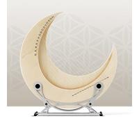 Arpa de lira de 15 cuerdas, arpa de lira de tono C for niños y adultos, instrumento musical de madera con soporte (Color : Burlywood_With stand)