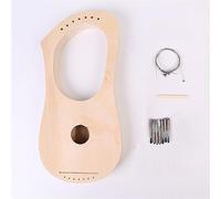 Arpa de Lira de Madera para Principiantes, Arpa pequeña, Instrumento Musical fácil para Principiantes, Instrumento portátil (Color: A)