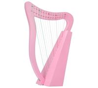 Arpa de Lira Instrumentos de Arpa pequeños de 15 Cuerdas Teclado Principiante Instrumento de Arpa de Lira Instrumentos de Patente (Color : 15 Tones - Pink Gift Pack)