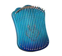 Arpa de lira portátil de 17 cuerdas, instrumento musical de cuerdas de madera de haya maciza con llave de afinación y púas para principiantes, niños y adultos