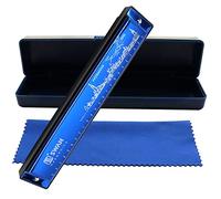 Arpa de órgano de boca, armónica, 24 agujeros, clave de C, diatónica, polifónica, blues, instrumento musical profesional para niños y adultos, regalo para principiantes