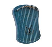 Arpa lira Arpa de Lira profesional 17 cuerdas, Mini arpa estilo dedo, Piano Kalimba con accesorios, caja música creativa for niños principiantes(Blue-Box Type)