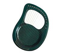 arpa lira, Arpa portátil de 16 cuerdas con lira y 19 chapa madera maciza for principiantes