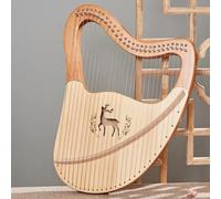 Arpa Lira, Instrumento De Cuerda De Caoba, Con Bolsa De Transporte EVA, Llaves De Afinación, Cuerdas De Repuesto, Manual De Instrucciones En Inglés, Adecuado Para Amantes De La Música (Size : 27 Stri