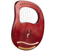 arpa lira MAHOGANY 16 Tonos Portátil Lyre Arp String Instruments Accesorios De Instrumentos Kit De Accesorios