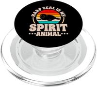 Arpa Seal Is My Spirit Animal Retro Design PopSockets PopGrip para MagSafe