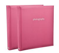 ARPAN AL-9142-X2 - Álbum de fotos (13 x 18 cm, 120 unidades, tamaño grande), color rosa