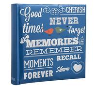 ARPAN - Álbum de fotos (10 x 15 cm, para 200 fotos, 28 x 4 x 26 cm), color azul