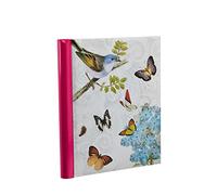 ARPAN - Álbum de Fotos, Auto-Adhesivo, con Anillas en Espiral, con diseño de Mariposas, tamaño Grande, 19 x 27,5 cm, Color Crema, Beige