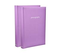 ARPAN 2 álbumes Fotos de 10 x 15 cm, Morado, 4 x 6