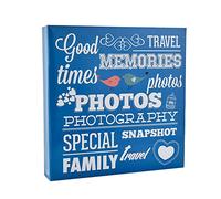 ARPAN - Álbum para 500 Fotos (10 x 15 cm, 34 x 4 x 33 cm, cartón), Color Azul