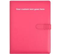 Arpan Carpeta de presentación y certificado de texto personalizado A4 - Archivo de documentos, libro de cartera, carpeta, soporte para certificado de nacimiento y graduación, A4, cuaderno profesional