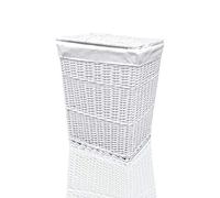 ARPAN Cesta para la Colada (Mimbre), Color Blanco, 32LX45WX59H