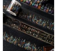 Arpaper Scrapbooking Stickers Tape,3 Rollos De Cinta Adhesiva PET Washi Tape Accesorios,Tema Bruja Botella Mágica Para Bullet Journal DIY Album Fotográficos, Ordenador Y Scrapbooking (Magic Bottle