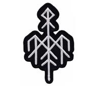 ARPatches Parche Bordado con Logotipo de Runaljod (1 Pieza, Negro, 3.9 - 4.7 pulgadas, Bordado con Logotipo, Música, Sew-on)