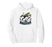 Arponeo De Ranas Rana Toro Aire Libre del Sur Cazador Sudadera con Capucha