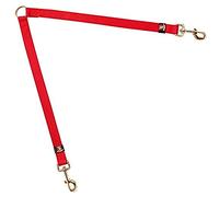 Arppe 4077011501 Acople Dos Perros Nylon Basic, Rojo