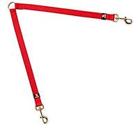 Arppe 4077012501 Acople para Dos Perros, Nylon Basic, Rojo