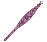 Arppe Collar de Cuero con Estampado Rosa para Galgos