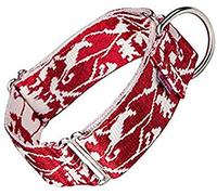 Arppe JACQUARD 4227012011 - Collar educativo de Poliéster para Perros, Color Morado y Blanco, 32-49 cm