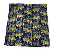 Arprani Edredón de algodón tamaño individual, edredones Kantha de la India tamaño queen, mantas suaves para sofá, edredones hechos a mano para la venta, sábanas de algodón tamaño king