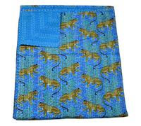 Arprani Edredones de algodón jaipuri, edredón tradicional, manta para sofá, manta tradicional tamaño queen, juego de cama individual, mantas de algodón fabricadas en la India