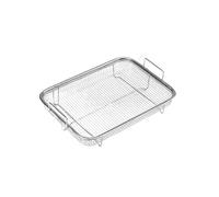 ARPZPPSK Cesta De Freidora De Aire For Horno, Cesta De Parrilla De Acero Inoxidable, Juego De Cesta De Malla Antiadherente, Bandeja For Freidora De Aire, Rejilla De Alambre
