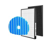ARPZPPSK Filtro HEPA 13 Compatible con Sharp. For FZ-A61HFR HEPA + FZ-A61DFR Carbohidrato Activado + FZ-A61MFR. For Filtro De Repuesto For Purificador De Aire KC-A60EU-W.