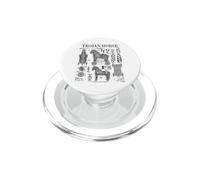 Arqueología Arqueólogo Caballo de Troya Divertido Vintage Patente PopSockets PopGrip para MagSafe