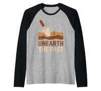 Arqueología Dig Crew Escuela de Campo Antropología Graduación Camiseta Manga Raglan