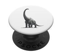 Arqueología gráfica de Dinosaurio Brachiosaurus PopSockets PopGrip Adhesivo