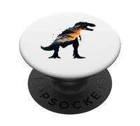 Arqueología gráfica de Dinosaurio tiranosaurio PopSockets PopGrip Adhesivo