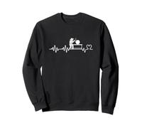 Arqueología Latido del corazón Hombres Mujeres Divertido Arqueólogo Sudadera