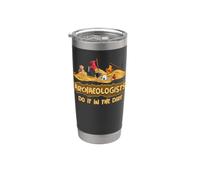 Arqueólogo lo hace en la suciedad Fun Arqueología Vaso térmico de acero inoxidable de doble pared