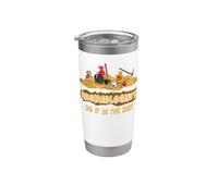 Arqueólogo lo hace en la suciedad Fun Arqueología Vaso térmico de acero inoxidable de doble pared